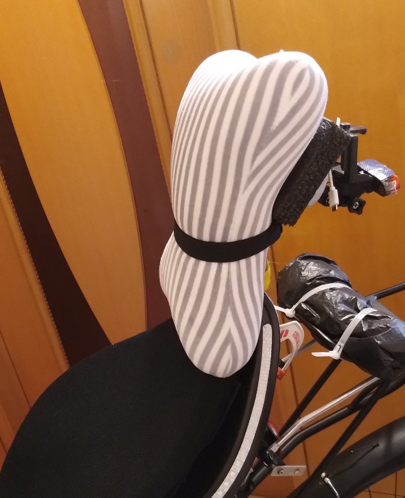 Diy cheap bike cushion